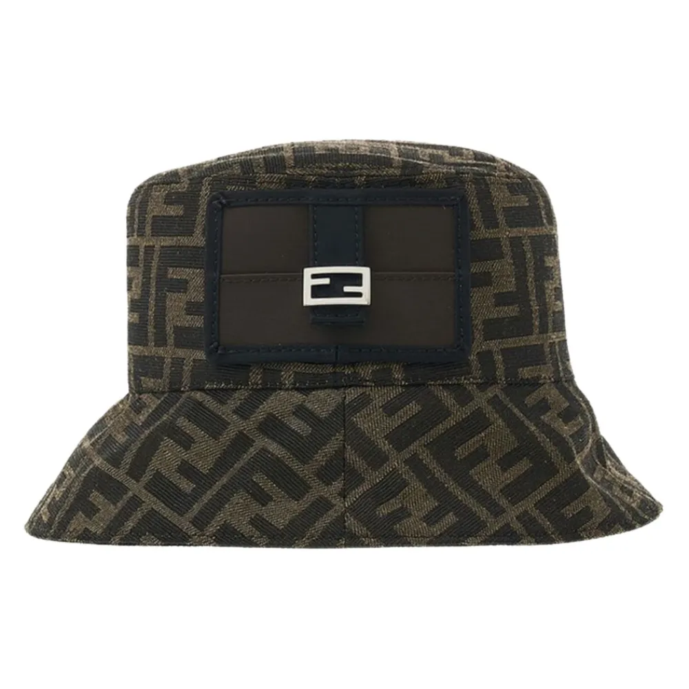 Fendi Mutsen En Petten^e Vissershoed met FF-motief