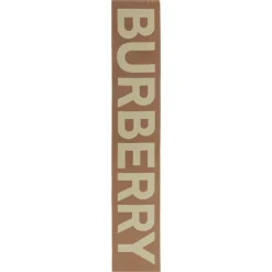 DAMES Burberry e Wol Intarsia-Gebreide Franje Sjaal