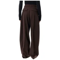 DAMES TheLatest Broeken^e Wollen Wijde Pijp Broek