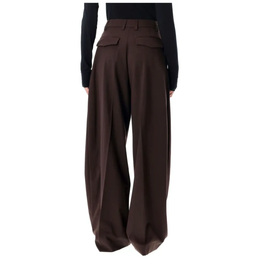 DAMES TheLatest Broeken^e Wollen Wijde Pijp Broek