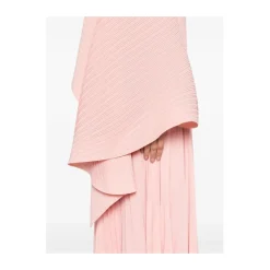 DAMES Solace London Jurken^Bubblegum One-Shoulder Jurk