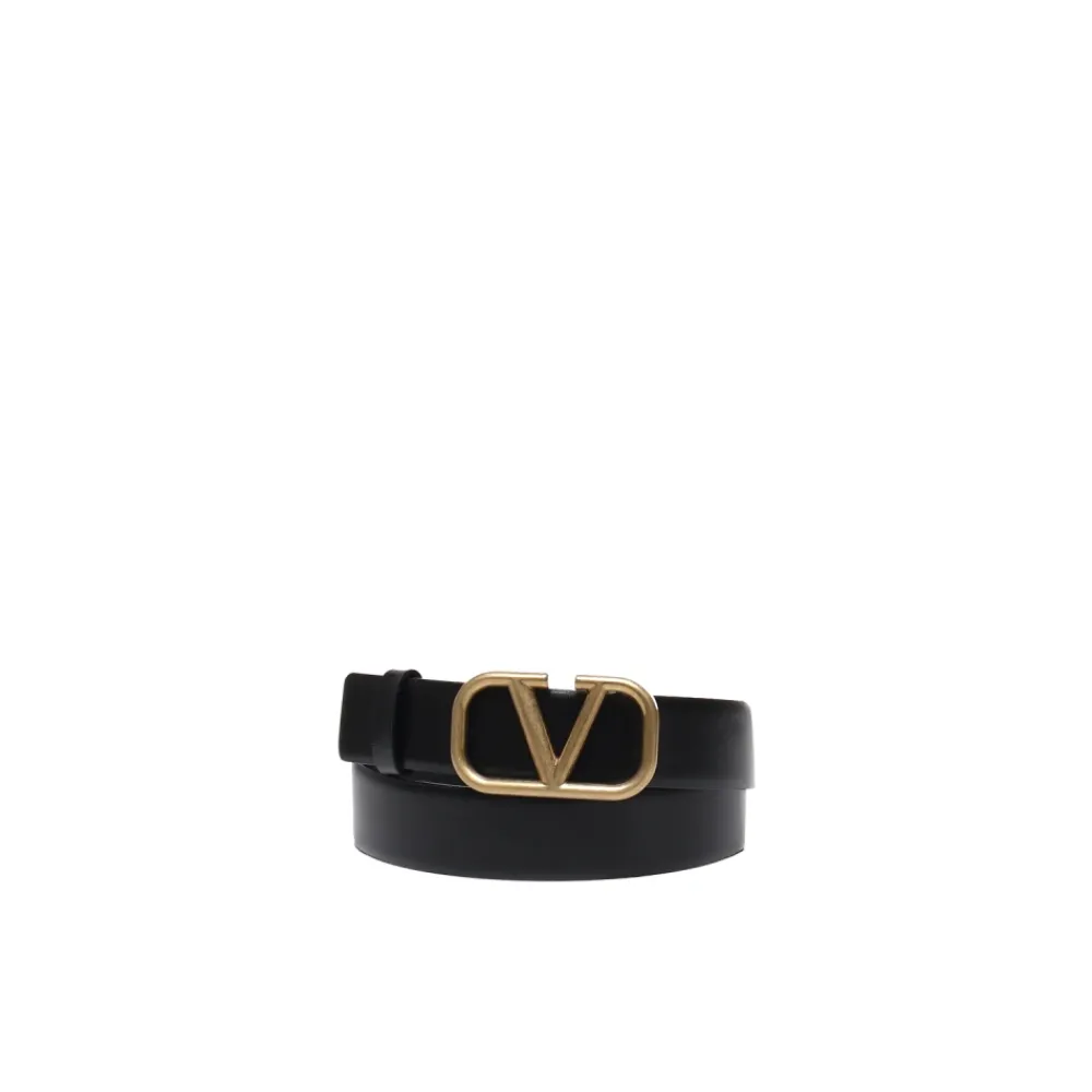 Heren Valentino Garavani Buckle Riem