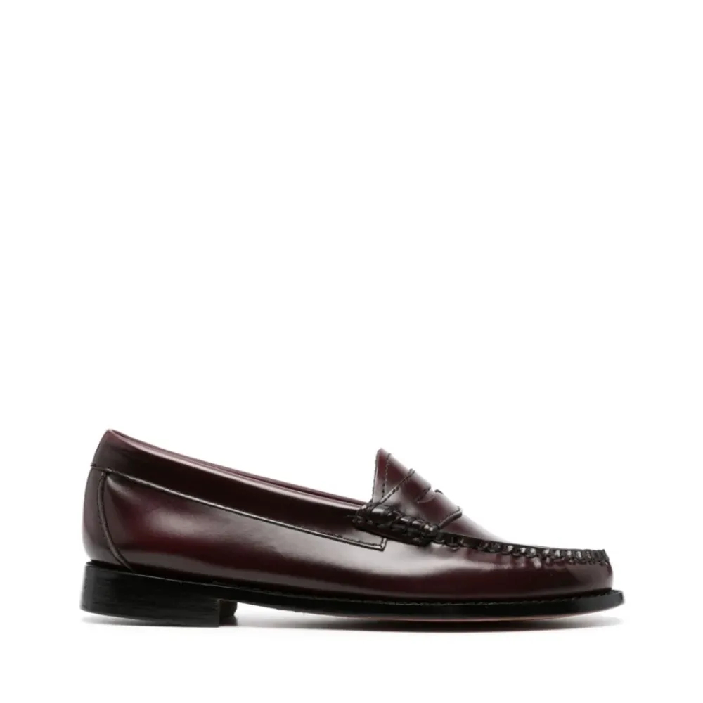 DAMES G.H. Bass & Co. Loafers^Burgundy Penny Loafer Platte Schoenen