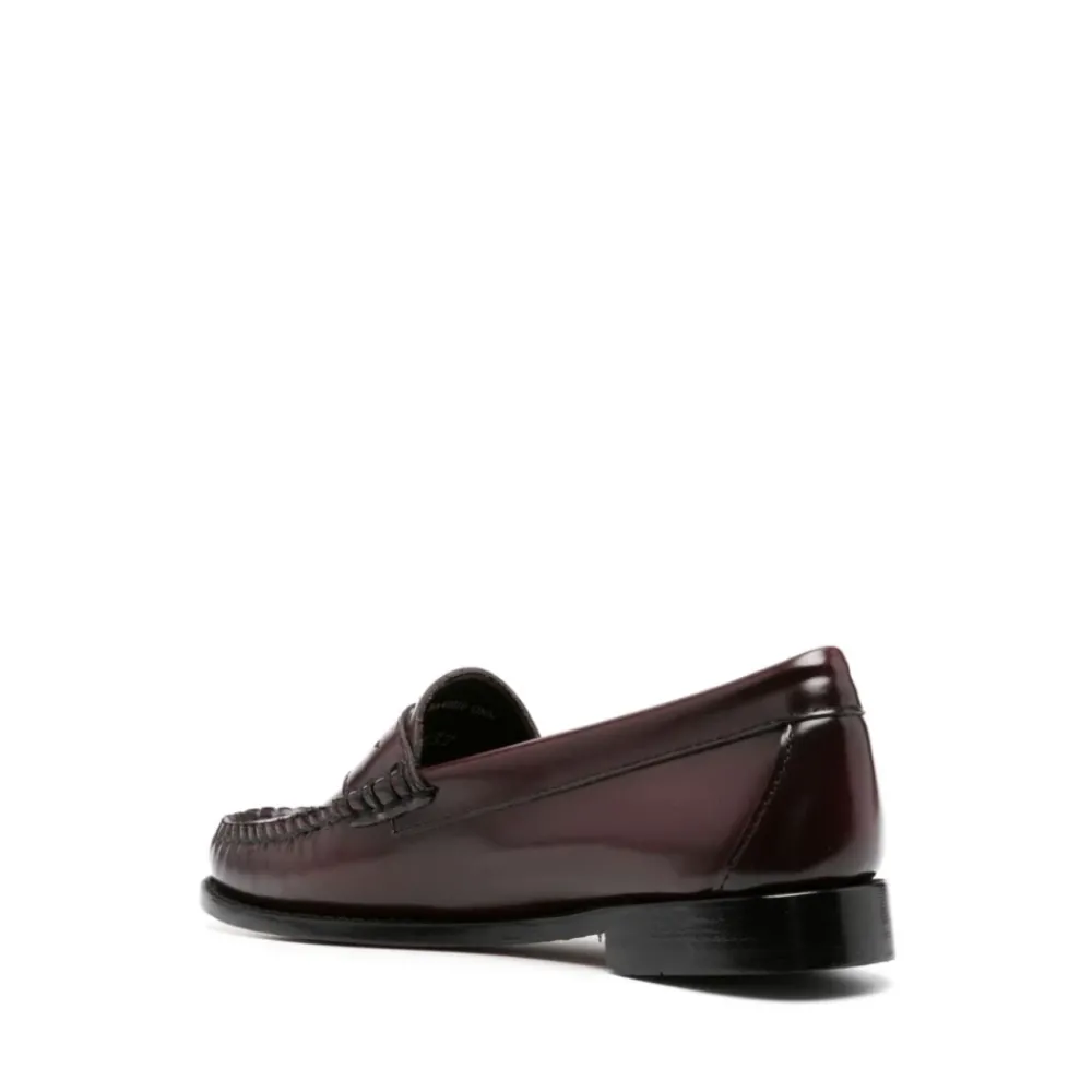 DAMES G.H. Bass & Co. Loafers^Burgundy Penny Loafer Platte Schoenen