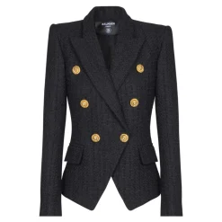 DAMES Balmain Jassen^6-buttons Tweed Jacket