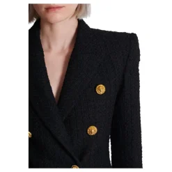 DAMES Balmain Jassen^6-buttons Tweed Jacket