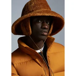 Heren Moncler Hoeden^Camel Pluche Hoed
