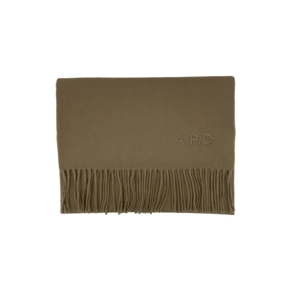 DAMES A.P.C. Sjaals|Sjaals^Camel Wollen Sjaal