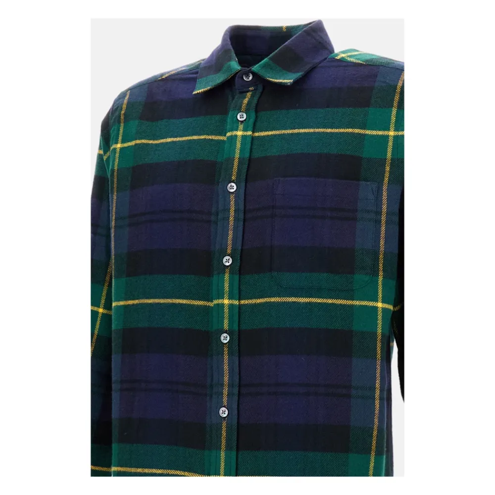 Heren Portuguese Flannel Overhemden^Camicia Over