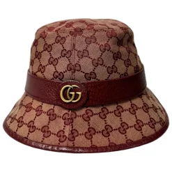 DAMES Gucci Hoeden|Hoeden^Canvas Bucket Hat Bourgondië