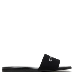 DAMES Givenchy Canvas Slide Sandalen met Logo