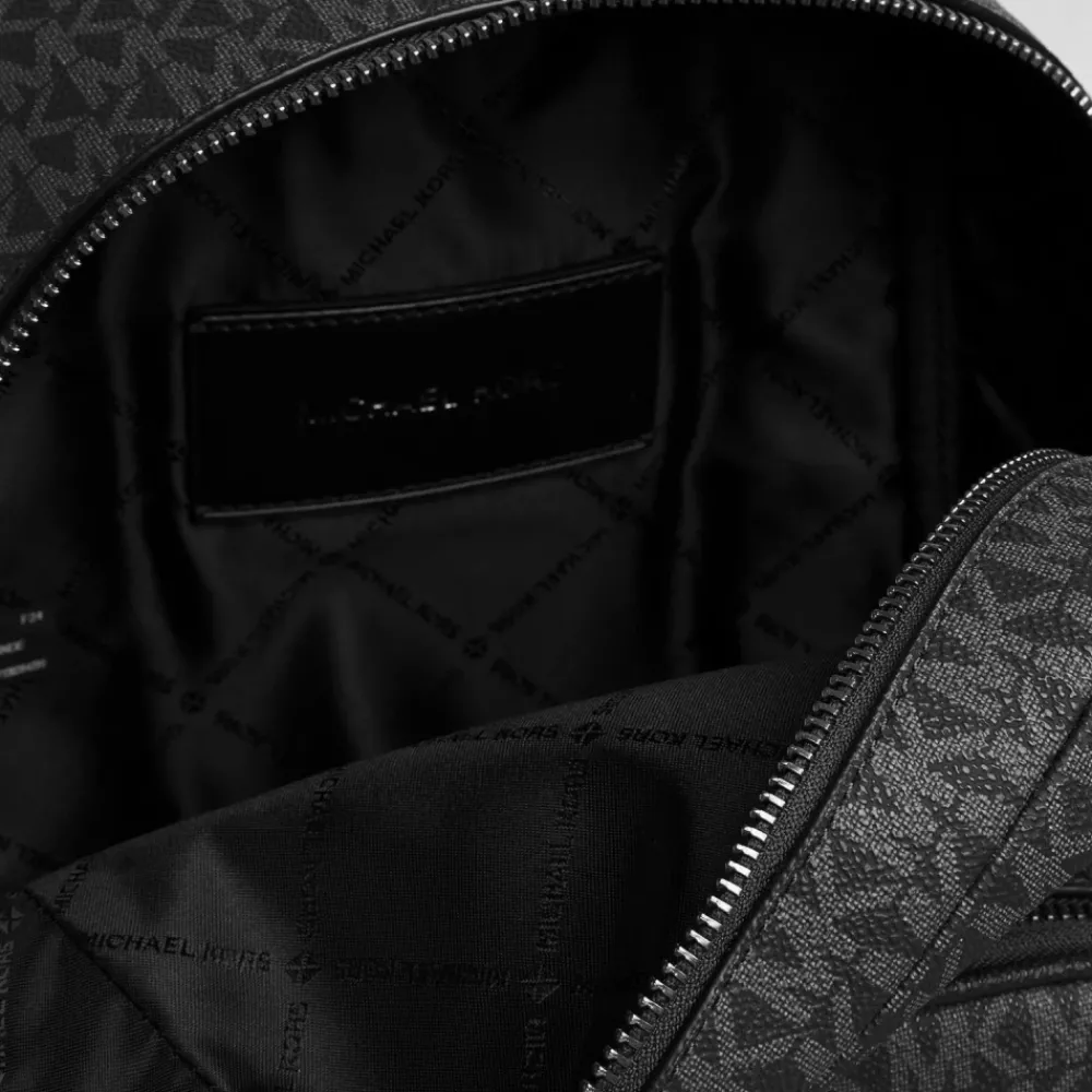 Heren Michael Kors Rugzakken|Tassen^Canvas Sling Rugzak met Exclusieve Print