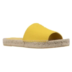 DAMES Prada Canvas Slip-On Espadrilles met Leren Patch