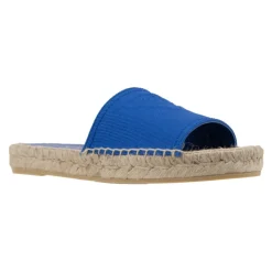 DAMES Prada Canvas Slip-On Espadrilles met Leren Patch