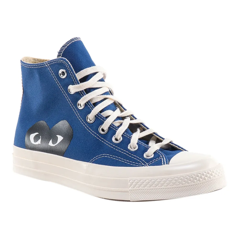 Heren Comme des Garçons Canvas Sneakers met Laterale Print