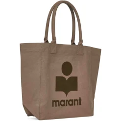 DAMES Isabel Marant Shoppers^Canvas Tote Tas met Logo