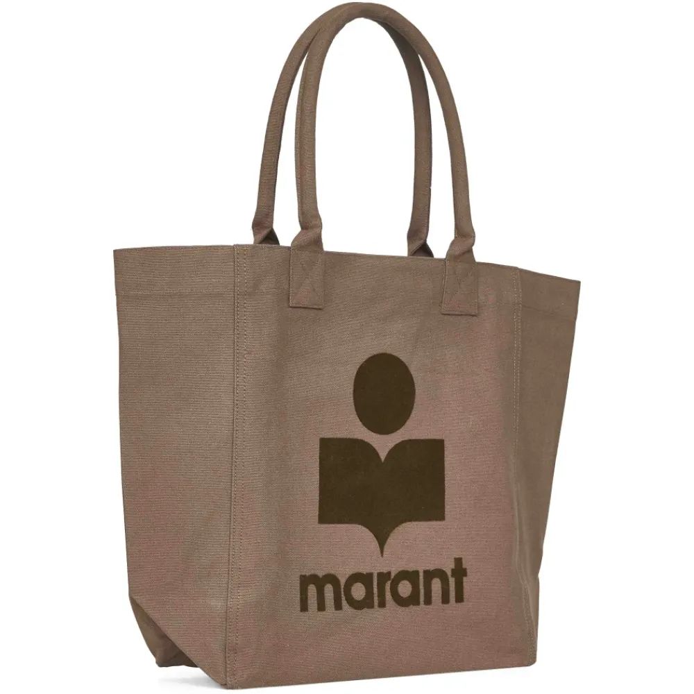 DAMES Isabel Marant Shoppers^Canvas Tote Tas met Logo