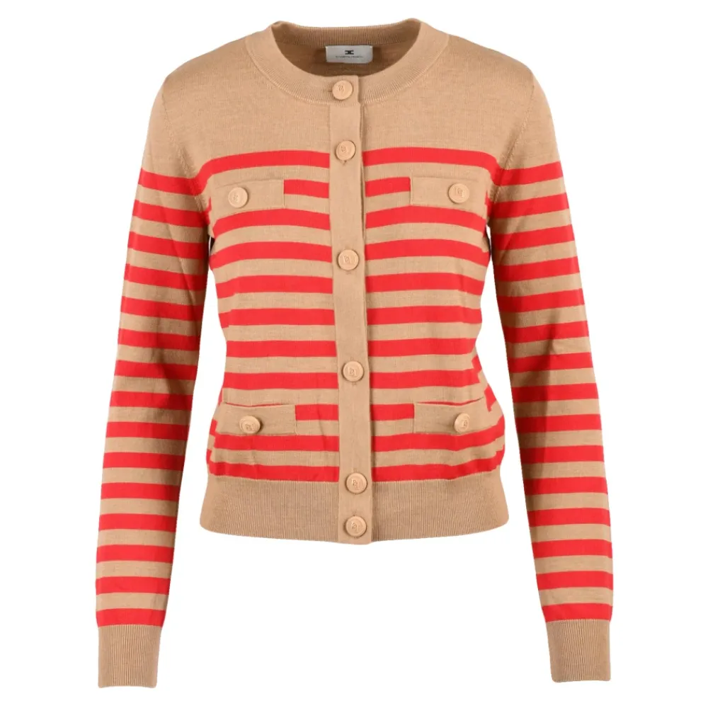 DAMES Elisabetta Franchi Cardigan corto girocollo