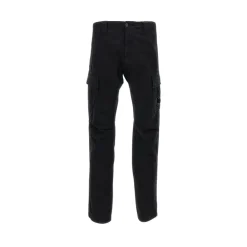 Heren C.P. Company Broeken^Cargo Pant in Stretch Satijn