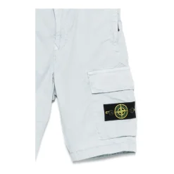 Stone Island Cargo Shorts met Zakken met Rits