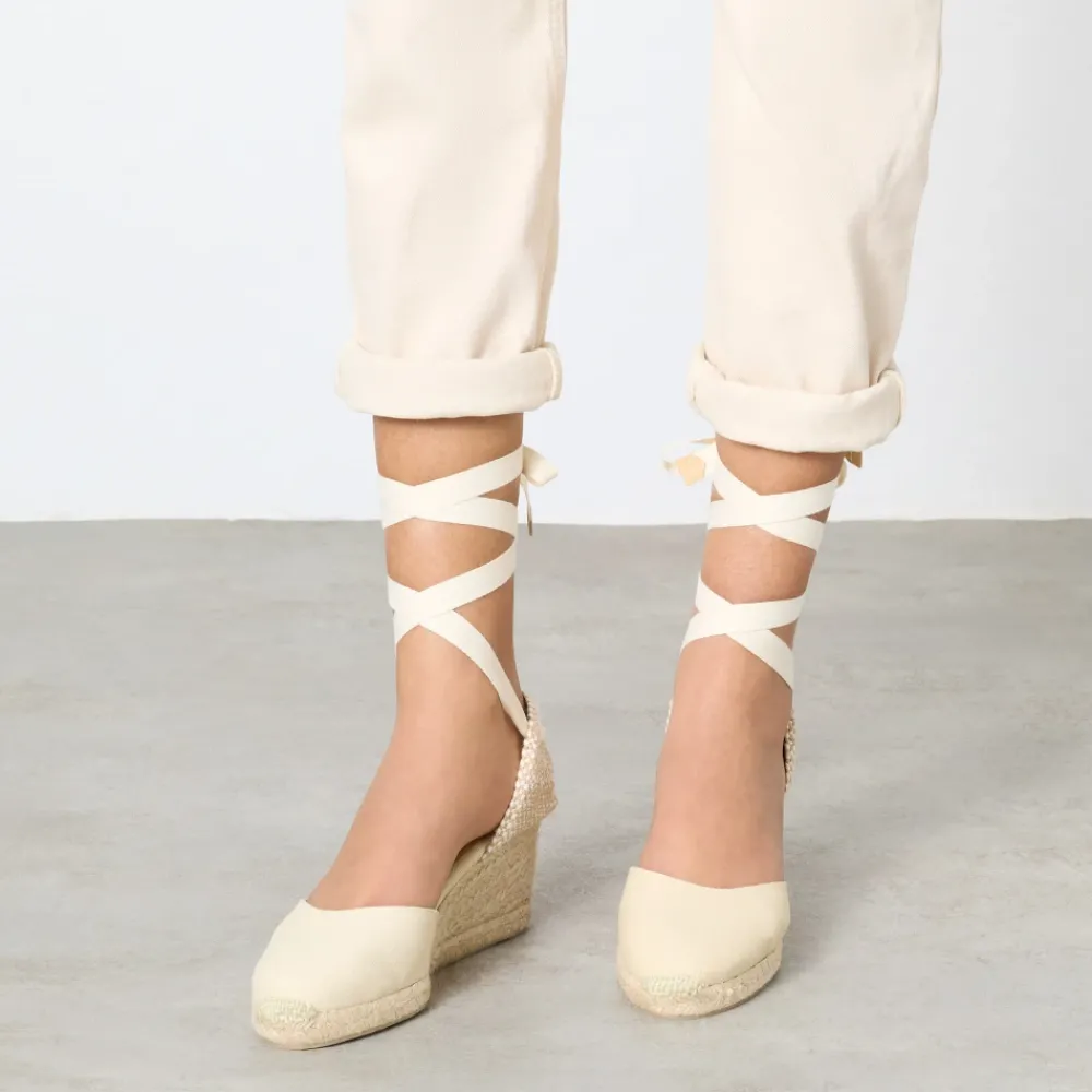 DAMES Castañer Sleehakken^CARINA/6/001 7 cm Wedges