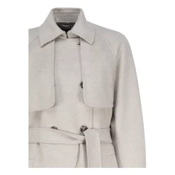 DAMES Max Mara Trenchcoats & Mantels^Cashmere Trenchcoat met Dubbele Bavolet