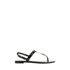 DAMES Saint Laurent Sandalen^Cassandra Sandalen met Monogramdetail