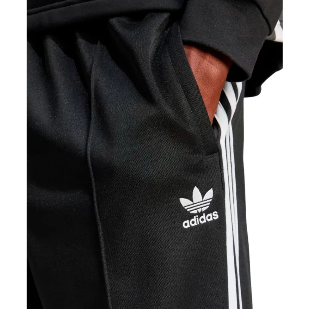 Adidas Casual Piqué Broek met Iconische Strepen