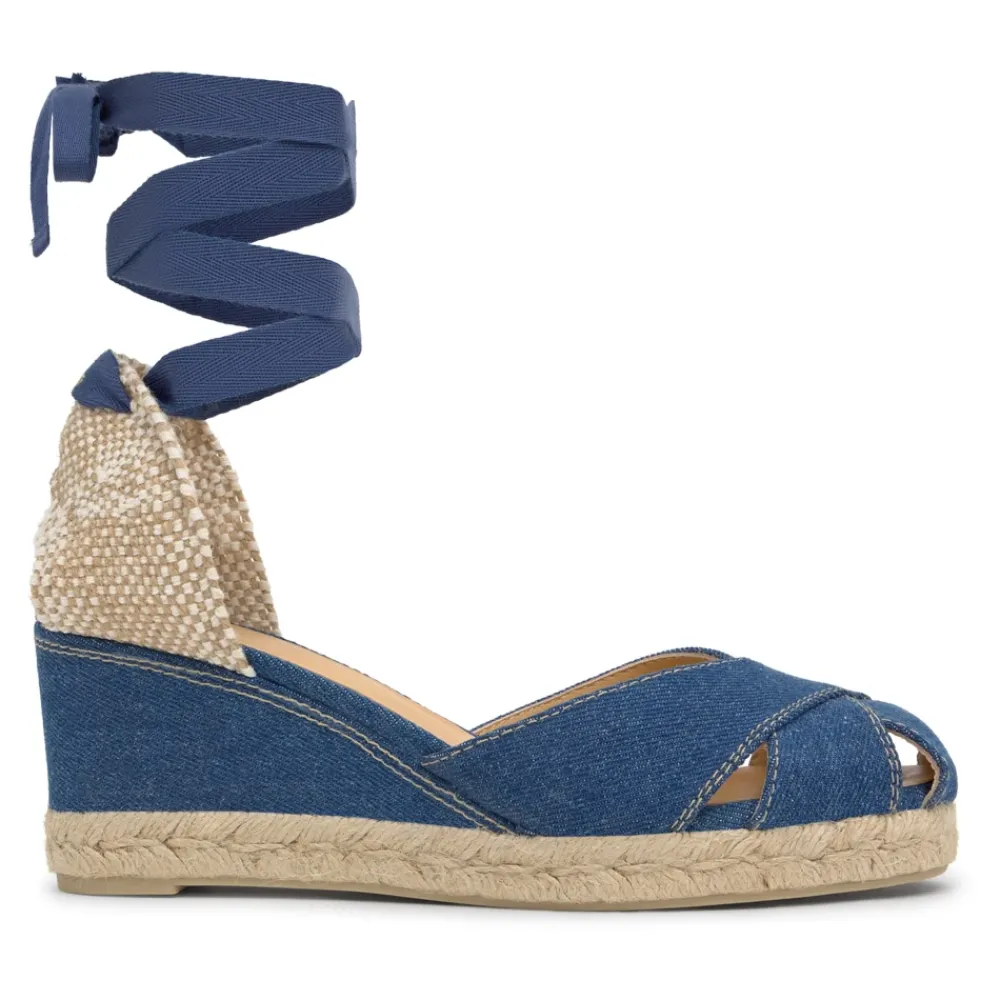 DAMES Castañer Sleehakken^CHABELI/6/263 · Espadrille met 7 cm sleehak