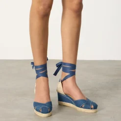 DAMES Castañer Sleehakken^CHABELI/6/263 · Espadrille met 7 cm sleehak