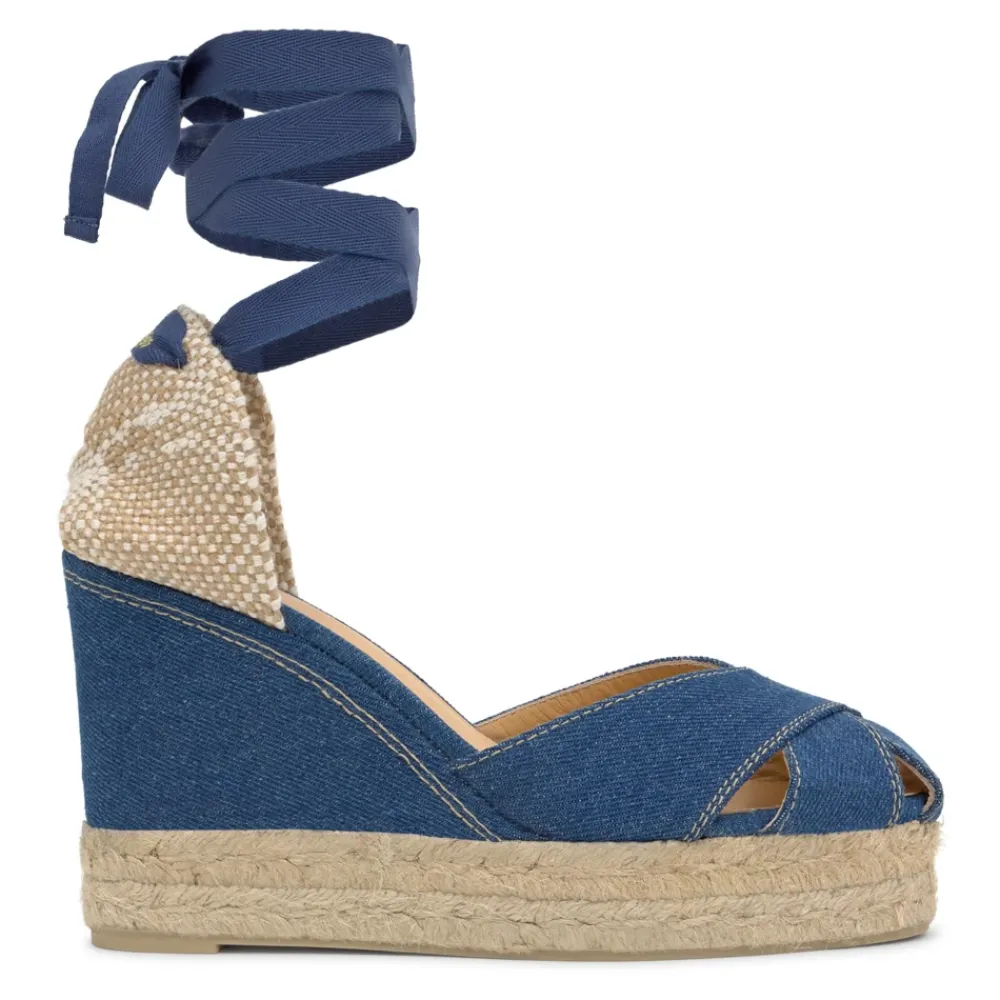 DAMES Castañer Sleehakken^CHABELI/8ED/263 · Espadrille met 11 cm sleehak