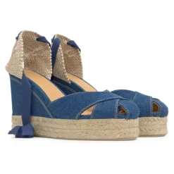 DAMES Castañer Sleehakken^CHABELI/8ED/263 · Espadrille met 11 cm sleehak