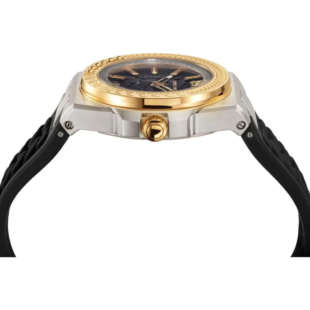 DAMES Versace Horloges^Chain Reaction Quartz Analog Watch
