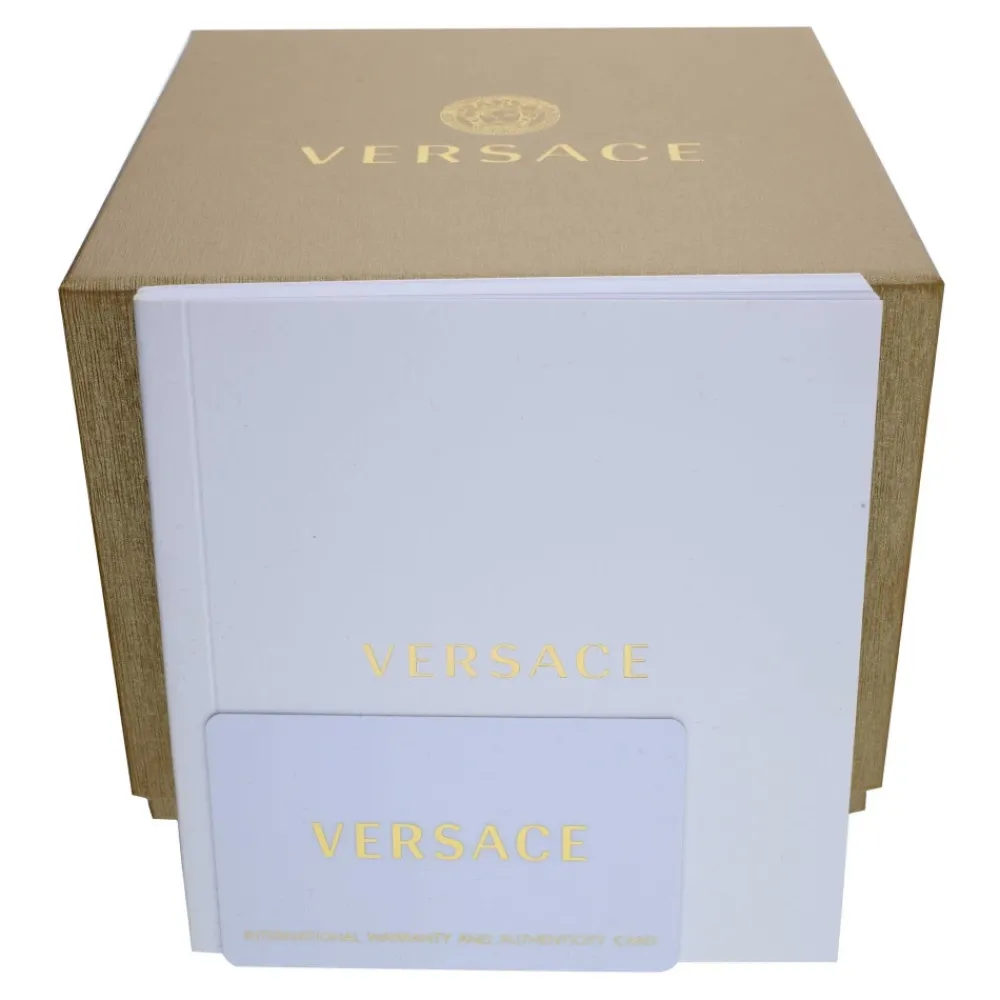 DAMES Versace Horloges^Chain Reaction Quartz Analog Watch