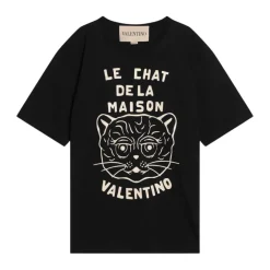 Heren Valentino Garavani Chat de la Maison T-Shirt