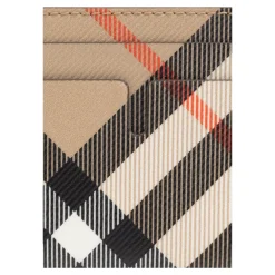 Heren Burberry Check Kaarthouder
