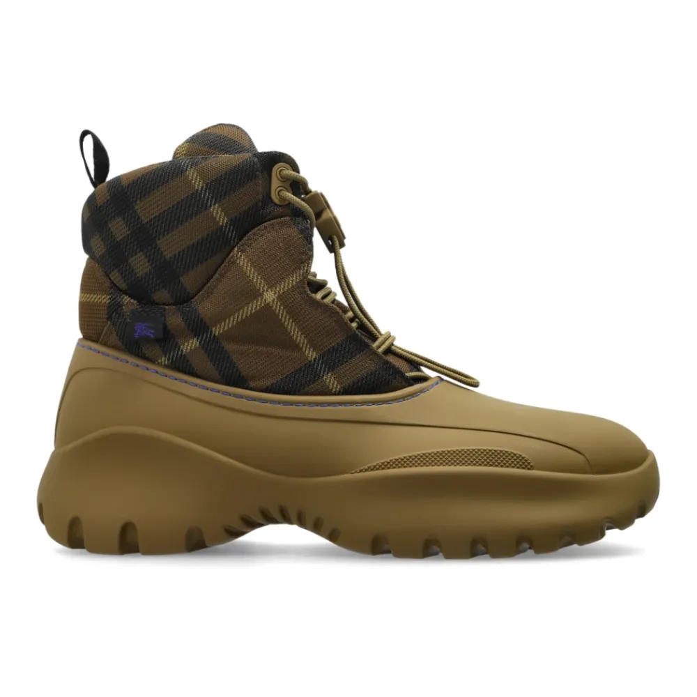 Heren Burberry Laarzen^Check Scoot Trek Boots