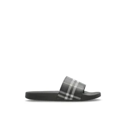 Heren Burberry Check Slides