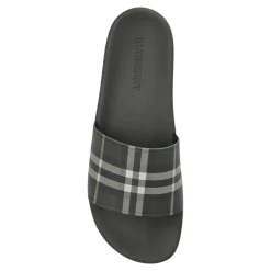Heren Burberry Check Slides