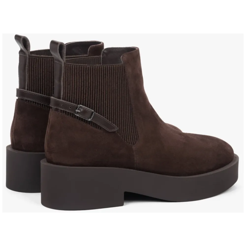 DAMES Estro Chelsea Boots met grove zool