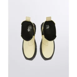 DAMES Off White Chelseaboots^Chelsea boots met zool met sponseffect