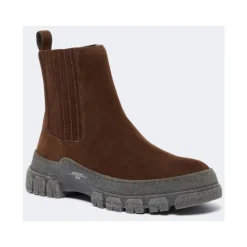 DAMES Weekend Max Mara Chelsea enkellaars met klassieke elastische inzetstukken