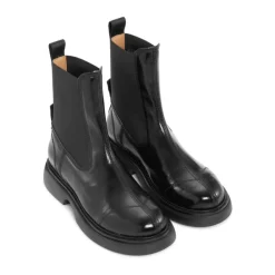 DAMES Ganni Chelseaboots^Chelsea Enkellaarzen van Gerecycled Polyester