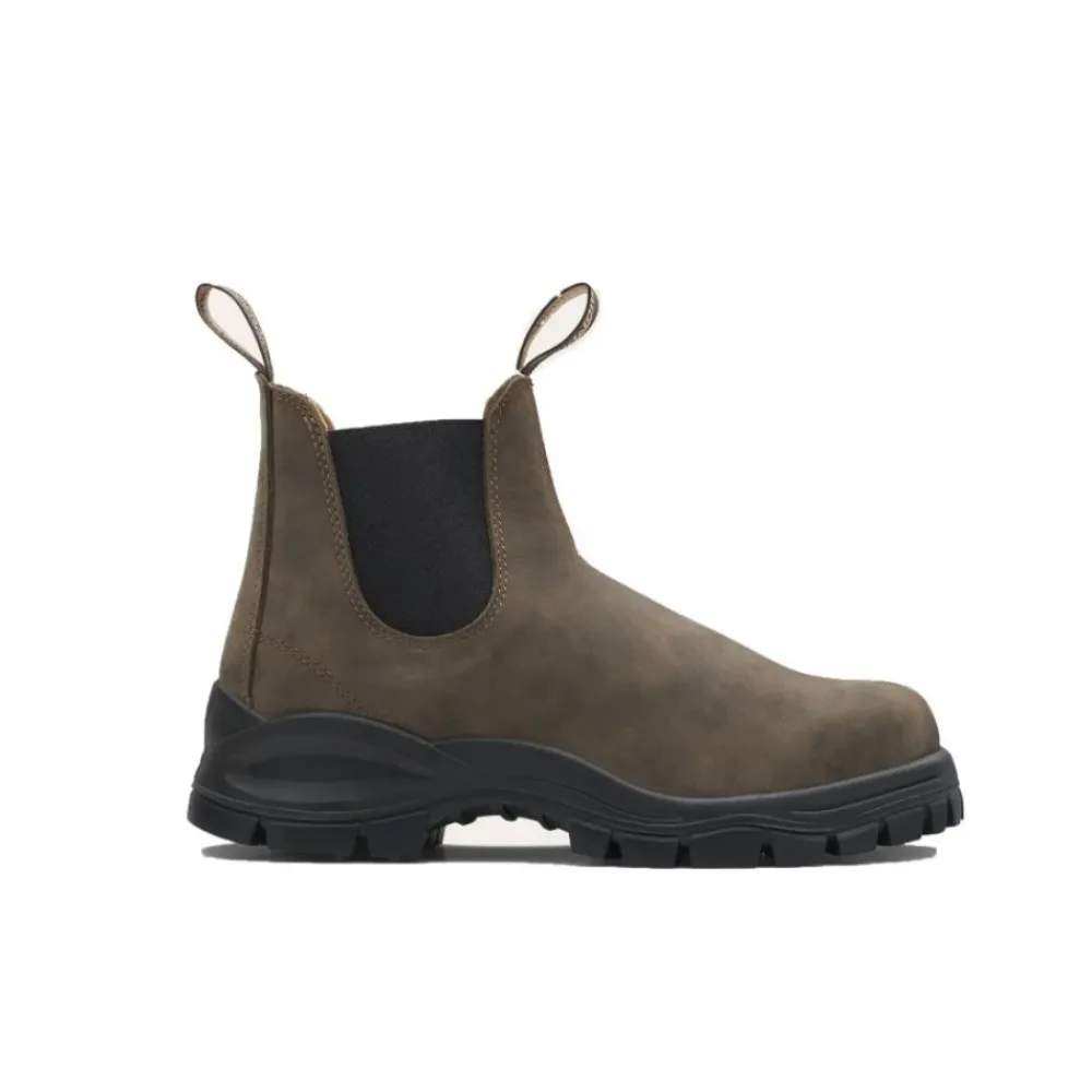 DAMES Blundstone Laarzen|Chelseaboots^Chelsea Lug Boot Leer