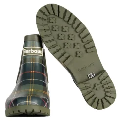 DAMES Barbour Chelsea-stijl laarzen in klassiek tartan