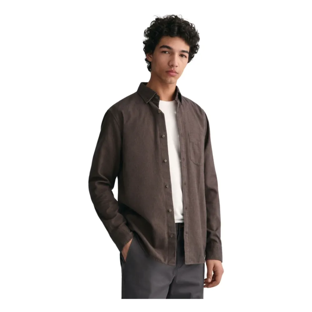 Heren Gant Chevron Flanellen Overhemd