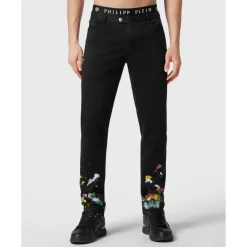 Heren Philipp Plein Chinos Broek Druipend