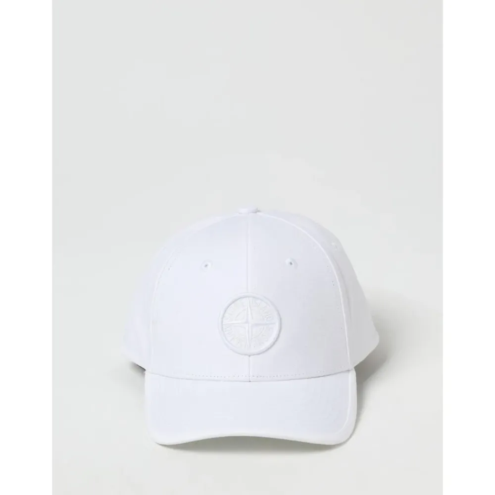 Stone Island Chique Zwarte Baseballpet