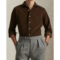 Heren Polo Ralph Lauren Chocolade Mousse Shirt