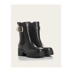 DAMES Givenchy Chunky leren enkellaarsjes